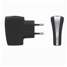 Trade Shop - Caricatore Usb A Presa Spina Ricarica Smartphone Dispositivi 5v-2000ma Maxtech Ca-s022 -