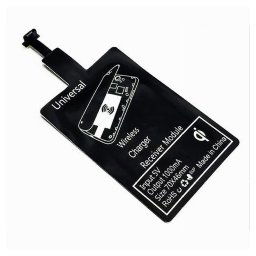 Trade Shop - Chip Ricarica Wireless Adattatore 5pin Micro Usb Universale Ricevitore 1000mah Maxtech -
