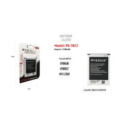 Trade Shop - Maxtech Pa-t022 Batteria Di Lunga Durata Per Samsung Galaxy I9060/i9060i 2100mah A Litio -