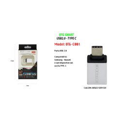 Trade Shop - Adattatore Otg Usb 2.0 Per Smartphone Dispositivi Uscita Type-c Maxtech Otg-c001 -