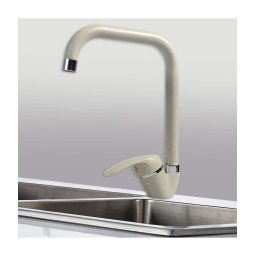 Trade Shop - Miscelatore Canna Quadrato 52947 Doppio Foro Monocomando Rubinetteria -