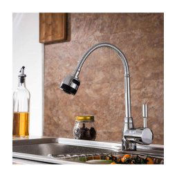 Trade Shop - Miscelatore Rubinetto 52814 Monoforo Monocomando 360 Gradi Rubinetteria -
