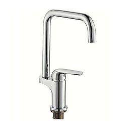 Trade Shop - Miscelatore Rubinetto Lavello Cucina Canna Alta Monocomando Cromato 52956 -
