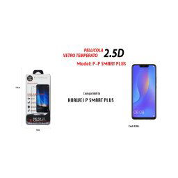 Trade Shop - Pellicola Vetro Temperato Per Huawei P Smart Plus Proteggi Display Lcd Maxtech P-p Smart Plus -