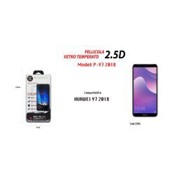 Trade Shop - Pellicola Vetro Temperato Per Huawei Y7 2018 Proteggi Schermo Maxtech P-y7 2018 -