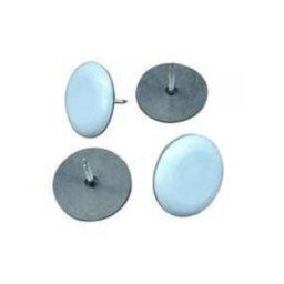 Trade Shop - 4 Gommini Con Punta Per Protezione Pavimenti Gambe Sedie Diametro 19mm Feltrini -