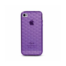 Trade Shop - Sbs Bubble Custodia Case Cover Smartphone Per Apple Iphone 5 5g 5s Viola -