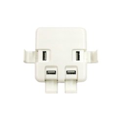 Trade Shop - Caricatore Adattatore Corrente Spina Usb 4 Porte 40 W 8a Smartphone Tablet -