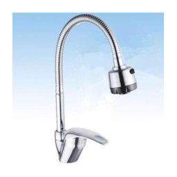 Trade Shop - Rubinetto Miscelatore Casa Cucina Orientabile Doppio Getto Cromato Jh-8095w -