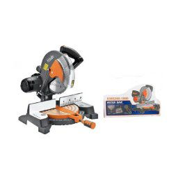 Trade Shop - Troncatrice Per Legno K10582 1800 Watt Con Piano Sega Circolare 255 Mm -
