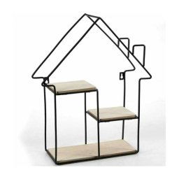 Trade Shop - Mensola Parete Casa 3 Mensole Ripiani Design Moderno Scaffale Legno Metallo -