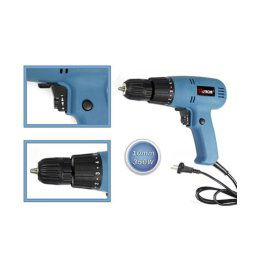 Trade Shop - Trapano Elettrico 350 Watt Con Mandrino 10 Mm Reversibile Velocità Variabile -