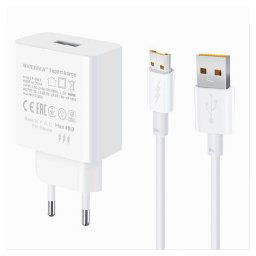 Trade Shop - Kit Caricabatteria Caricatore Usb Ricarica Rapida 40w Cavo Micro Usb 5a Ca-s044 -