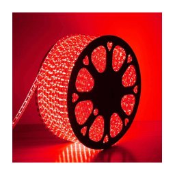 Trade Shop - Striscia Led Luminosa Flessibile 100mt Luce Rossa 5050 220v Illuminazione Esterno -