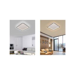 Trade Shop - Plafoniera A Led Moderna Da Soffitto Quadrata 50w Luce Fredda Naturale Calda C12 -