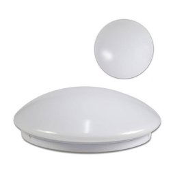 Trade Shop - Plafoniera Da Soffitto Bianca 12 Watt 24 Led Small Luce 3000k 4000k 6500k C-01-s -