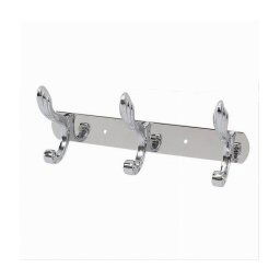 Trade Shop - Appendino Multiuso A 3 Ganci Ali Finitura Cromo Lucido 52181 Appendi Abiti -