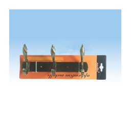 Trade Shop - Appendini Appendi Panni Abiti Asciugamani Parete Ottone Bronzo 3 Posti 52721a -