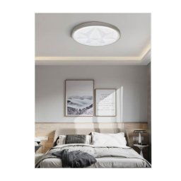 Trade Shop - Lampadario Da Soffitto Plafoniera Con 3 Colori Di Luce Design Moderno 60w Pn093c -