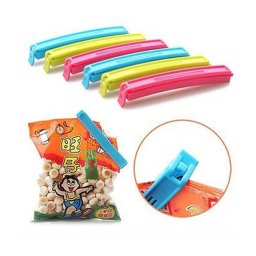 Trade Shop - Set 5 Pezzi Sigilla Sacchetti Chiudi Sacchetto Molletta Clip Chiusura Confezioni -