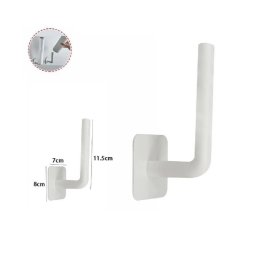 Trade Shop - Set 2 Pz Ganci Portatutto Da Parete Multiuso Cucina Bagno Camera Pensile 70210 -