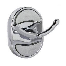 Trade Shop - Appendino Gancio Appendi Porta Asciugamano Doppio Bagno Ovale 7 X 7 Cm 52005 -