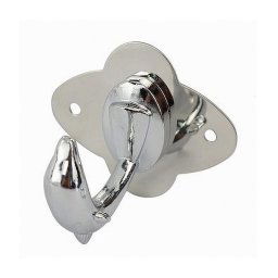 Trade Shop - Appendino Gancio Appendi Porta Asciugamano 1 Posto Bagno A Delfino 7.5 Cm 52178 -
