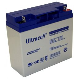 BATTERIA AGM LUNGA DURATA GEL ULTRACELL UCG22-12 22Ah 12V uso CICLICO e TRAZIONE