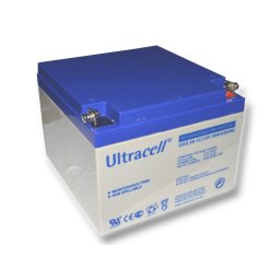Batteria al GEL AGM Professionale UCG26-12 Ultracell UK 12V DC 26AH