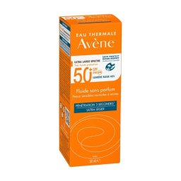 Avène Eau Thermale Fluido 50 ml Senza Profumo SPF 50+