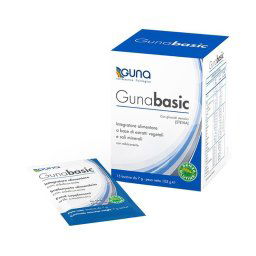 Gunabasic integratore alcalinizzante, drenante e remineralizzante 15 bustine da 7 g