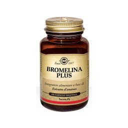 Solgar Bromelina Plus integratore drenante 60 capsule vegetali