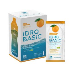 Idrobasic integratore di minerali alcalinizzanti gusto arancia 15 bustine