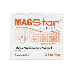 Magstar integratore a base di Potassio, Magnesio, Zinco e Vitamina C 20 bustine