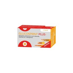 Glucosprint Plus integratore con D-Glucosio, Vitamina B1 e Manganese gusto arancia 6 fialodi