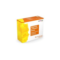 Magnesio e Potassio integratore di sali minerali gusto arancia 24 bustine