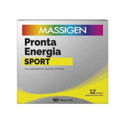 Massigen Sport Pronta energia integratore per recupero sportivo 12 bustine