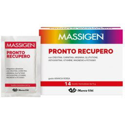 Massigen Magnesio Pronto recupero integratore ricostituente 14 bustine