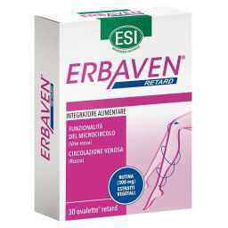 Erbaven Retard integratore per la circolazione venosa 30 ovalette