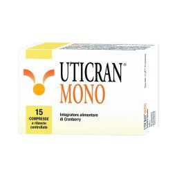 Uticran Mono integratore per il benessere delle vie urinarie 15 compresse