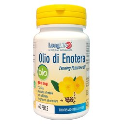 Longlife Olio di Enotera Bio Integratore per Ciclo Mestruale 60 perle