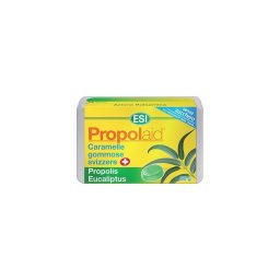 Propolaid caramelle gommose Svizzere all'Eucalipto e Propoli per il benessere di naso e gola 50 g
