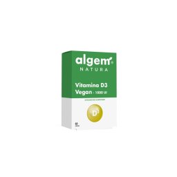 Vitamina D3 Vegan 1000 Ui integratore per ossa e muscoli 60 capsule
