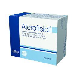 Aterofisiol integratore a base di Omega 3, Vitamine e Acido Folico 30 perle