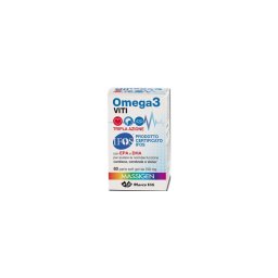 Massigen Magnesio Omega 3 Tripla azione cuore vista mente 60 perle