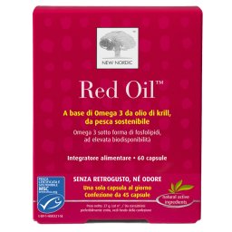 Red Oil integratore di Omega 3 per la funzione cardiovascolare 60 capsule