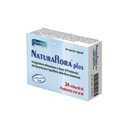 Naturaflora Plus integratore per la flora batterica intestinale 30 capsule