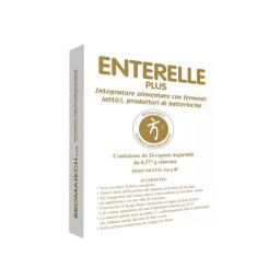Enterelle Plus integratore per equilibrio della flora intestinale 24 capsule
