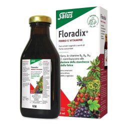 Floradix Linfa d'erbe ricca di Ferro integratore minerale vitaminico 250 ml