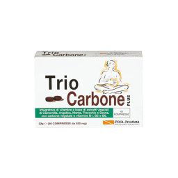 Triocarbone Plus integratore per l'eliminazione dei gas 40 compresse
